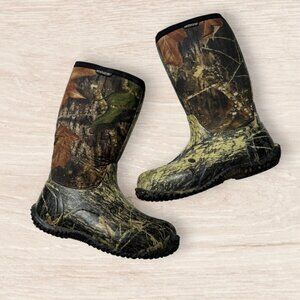 BOGS Kids Classic High Waterproof Camo Rain Boots US 5 / EU 38